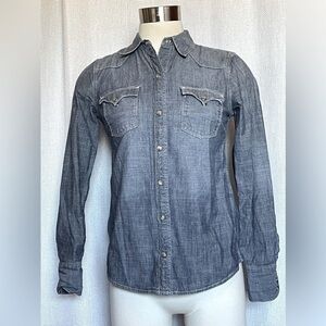 Lucky Brand Western Denim Shirt